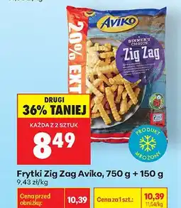 Biedronka Frytki Zig Zag Aviko oferta