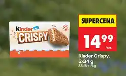 Biedronka Baton Kinder Crispy oferta