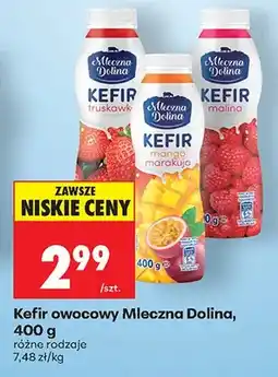 Biedronka Kefir owocowy truskawkowy Mleczna Dolina oferta