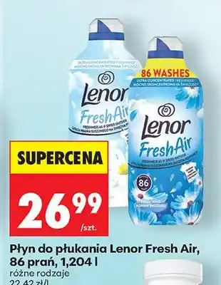 Biedronka Płyn do płukania Lenor Fresh Air 86 prań oferta
