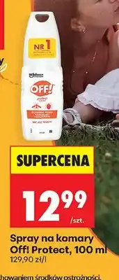 Biedronka Spray na komary Off! Protect oferta