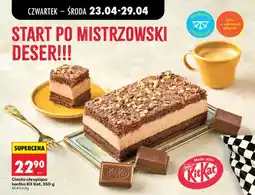 Biedronka Ciasto chrupiąca kostka Kit Kat oferta