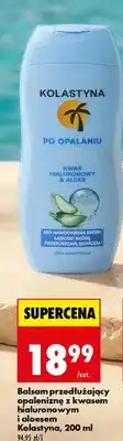 Biedronka Balsam przedłużający opaleniznę z kwasem hialuronowym i aloesem Kolastyna po opalaniu oferta