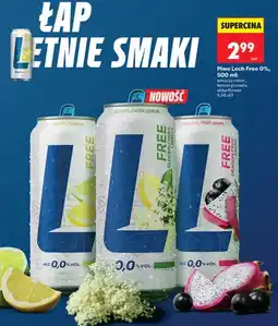 Biedronka Piwo Lech Free 0% lemon pomelo oferta