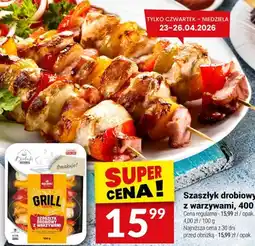 Twój Market Szaszłyk drobiowy z warzywami Wędzarnia Białecki oferta