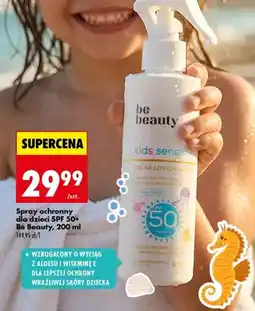 Biedronka Spray do opalania dla dzieci SPF 50+ Be Beauty oferta