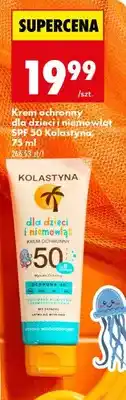 Biedronka Krem ochronny dla dzieci i niemowląt SPF 50 Kolastyna oferta