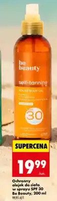Biedronka Ochronny olejek do ciała w sprayu SPF 30 Be Beauty oferta