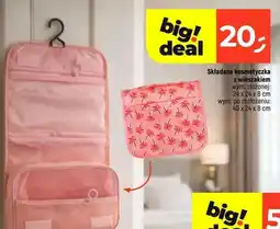 Dealz Składana kosmetyczka z wieszakiem oferta