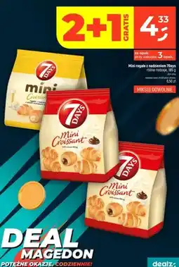 Dealz Mini rogale z nadzieniem 7Days oferta