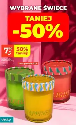 Dealz Świeca w szkle Aroma Colorful Life oferta