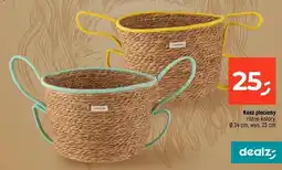 Dealz Kosz pleciony Ø34cm wys. 23cm oferta