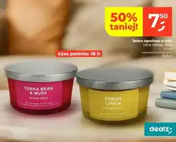 Dealz Świeca zapachowa w szkle Fresh Linen oferta