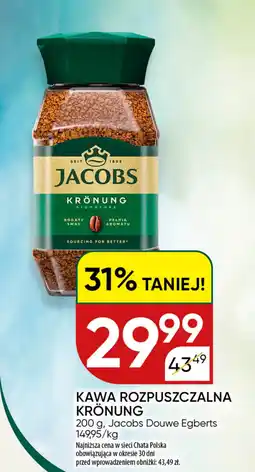 Chata Polska Kawa rozpuszczalna krönung jacobs douwe egberts oferta