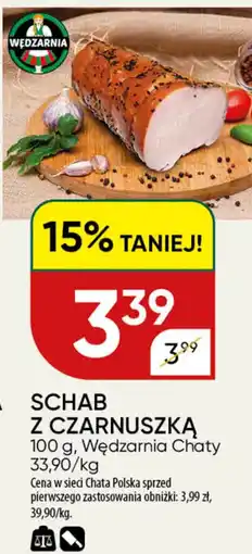 Chata Polska Schab z czarnuszką wędzarnia chaty oferta