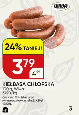 Chata Polska Kiełbasa chłopska wiwa oferta