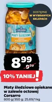Netto Płaty śledziowe opiekane w zalewie octowej Corsarro oferta