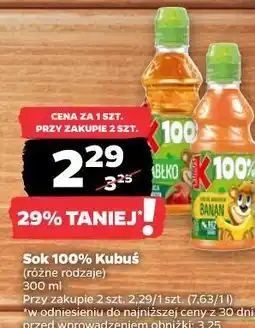 Netto Sok 100% Kubuś oferta