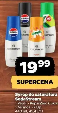Netto Syrop do saturatora SodaStream oferta