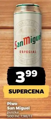 Netto Piwo San Miguel puszka oferta
