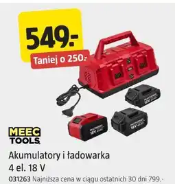 Jula Akumulatory i ładowarka 4 el. 18 V oferta
