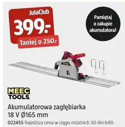 Jula Akumulatorowa zagłębiarka 18 V Ø165 mm oferta