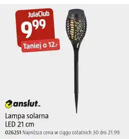 Jula Lampa solarna LED 21 cm oferta