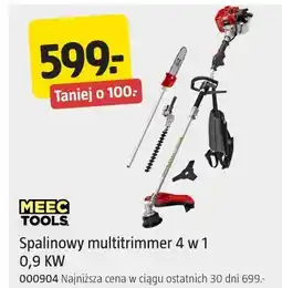 Jula MEEC TOOLS Spalinowy multitrimmer 4 w 1 0,9 kW oferta