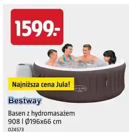 Jula Bestway Basen z hydromasażem 908 l Ø196x66 cm oferta