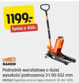 Jula BAHCO Podnośnik warsztatowy o dużej wysokości podnoszenia oferta