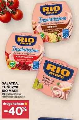 Stokrotka SAŁATKA, TUŃCZYK RIO MARE 160 g różne rodzaje oferta