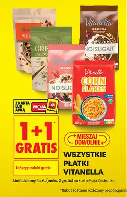 Biedronka WSZYSTKIE PŁATKI VITANELLA oferta