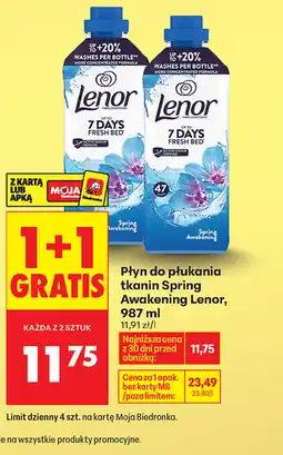 Biedronka Płyn do płukania tkanin Spring Awakening Lenor oferta