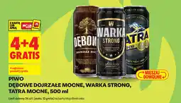 Biedronka PIWO DĘBOWE DOJRZAŁE MOCNE, WARKA STRONG, TATRA MOCNE oferta