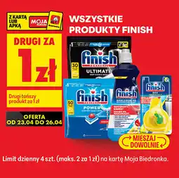Biedronka Wszystkie produkty Finish oferta