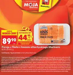 Biedronka Porcje z fileta z łososia atlantyckiego Marinero oferta