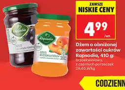 Biedronka Dżem o obniżonej zawartości cukrów Rapsodia oferta