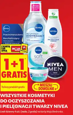 Biedronka WSZYSTKIE KOSMETYKI DO OCZYSZCZANIA I PIELĘGNACJI TWARZY NIVEA oferta