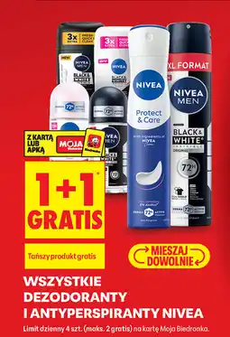 Biedronka WSZYSTKIE DEZODORANTY I ANTYPERSPIRANTY NIVEA oferta