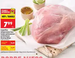 Biedronka Łopatka wieprzowa bez kości pakowana próżniowo Kraina Mięs oferta