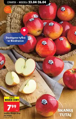 Biedronka Jabłka Magic Star na wagę oferta
