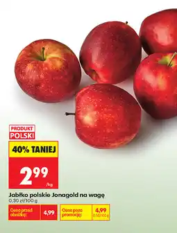 Biedronka Jabłko polskie Jonagold na wagę oferta