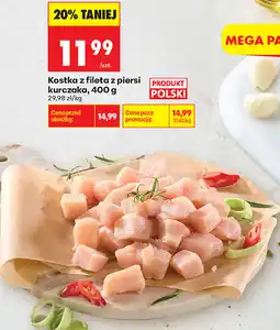 Biedronka Kostka z fileta z piersi kurczaka oferta