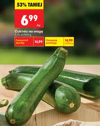 Biedronka Cukinia na wagę oferta