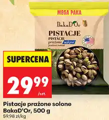 Biedronka Pistacje prażone solone BakaD'Or oferta
