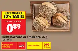 Biedronka Bułka poznańska z makiem oferta