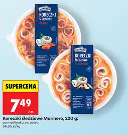 Biedronka Koreczki śledziowe Marinero, 220 g oferta