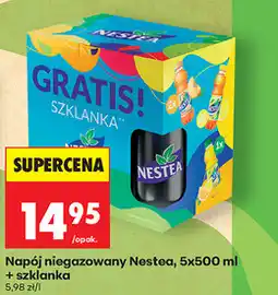 Biedronka Napój niegazowany Nestea, 5x500 ml + szklanka oferta