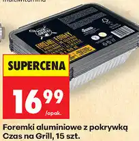 Biedronka Foremki aluminiowe z pokrywką Czas na Grill, 15 szt oferta