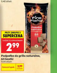 Biedronka Podpałka do grilla naturalna, 64 kostki oferta